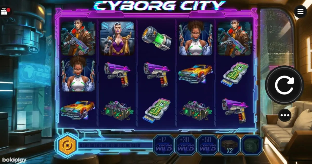 Cyborg City Slot — screenshot