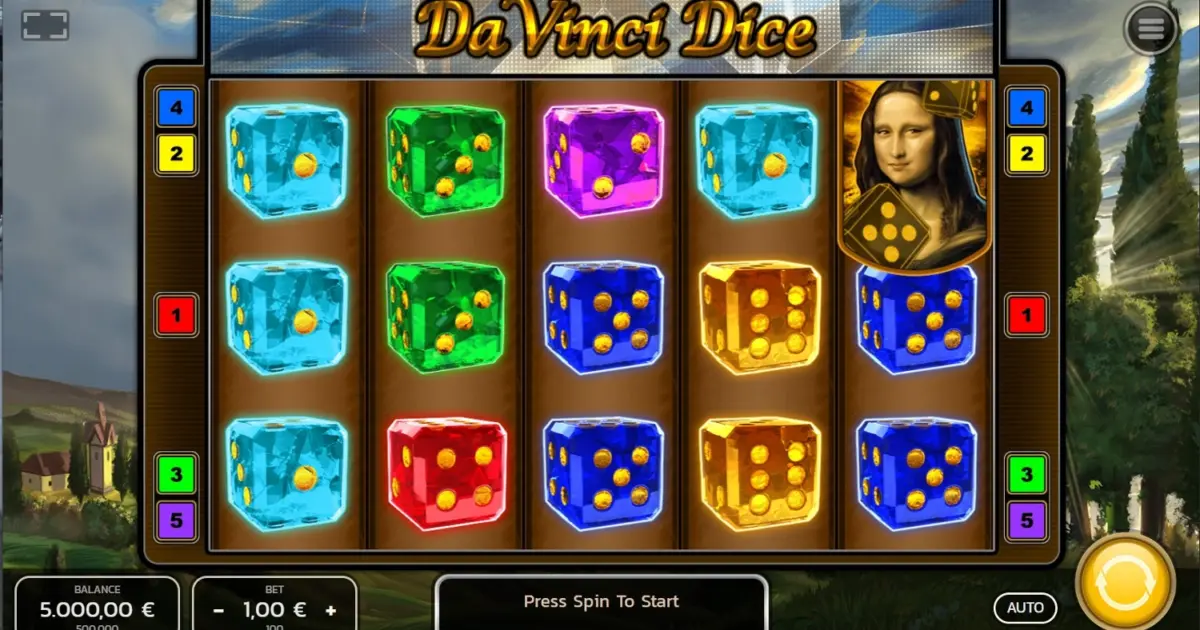 Da Vinci Dice Slot — screenshot