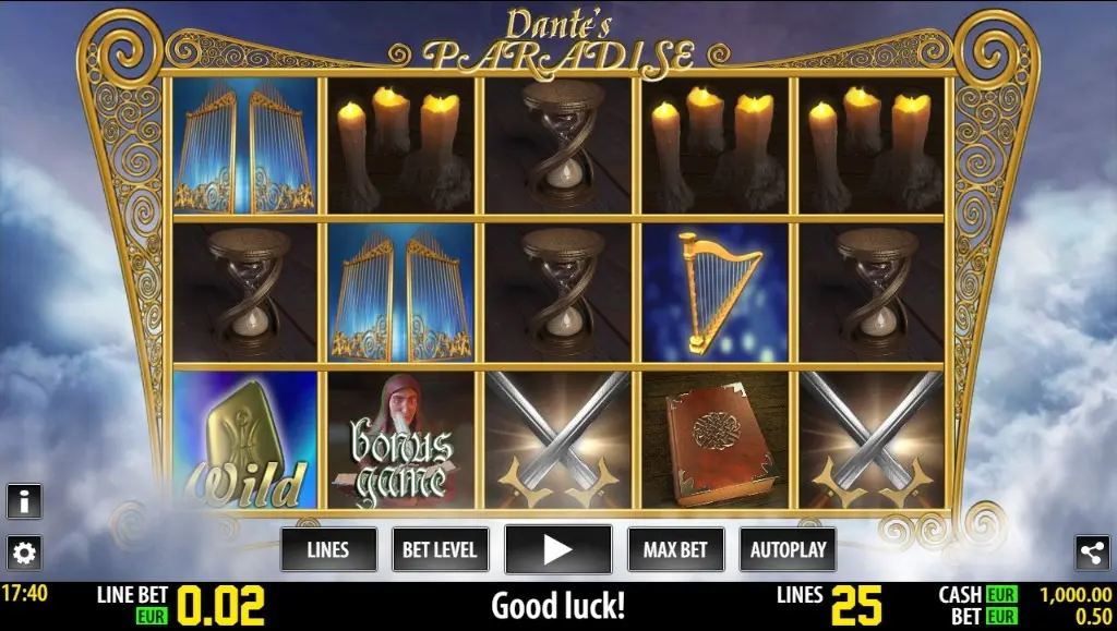 Dante Paradise Slot — screenshot