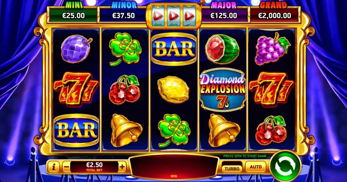 Diamond Explosion 7s Slot — screenshot