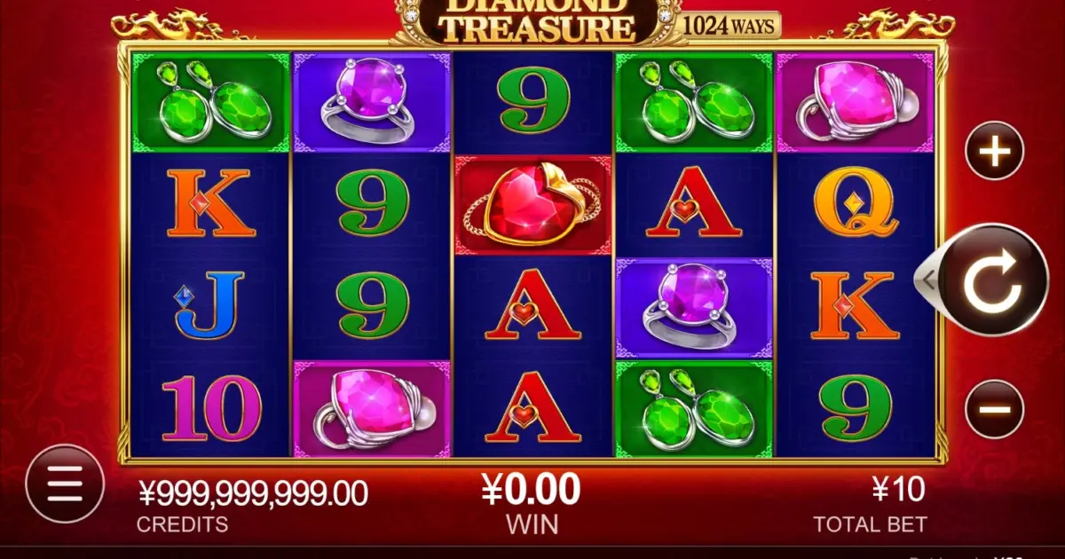 Diamond treasure Slot — screenshot