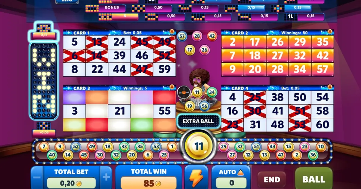 Disco Nights Bingo — screenshot