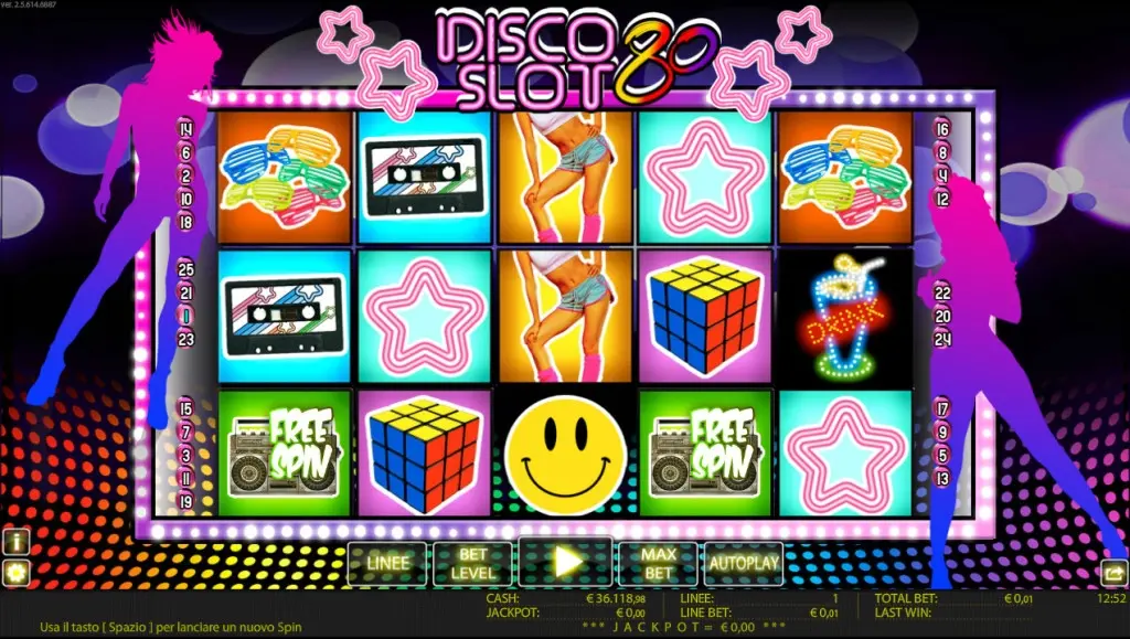 Disco80 Slot — screenshot