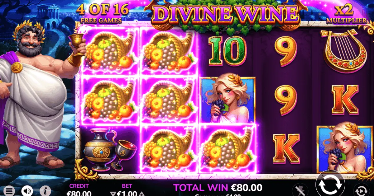 Divine Wine Slot — screenshot