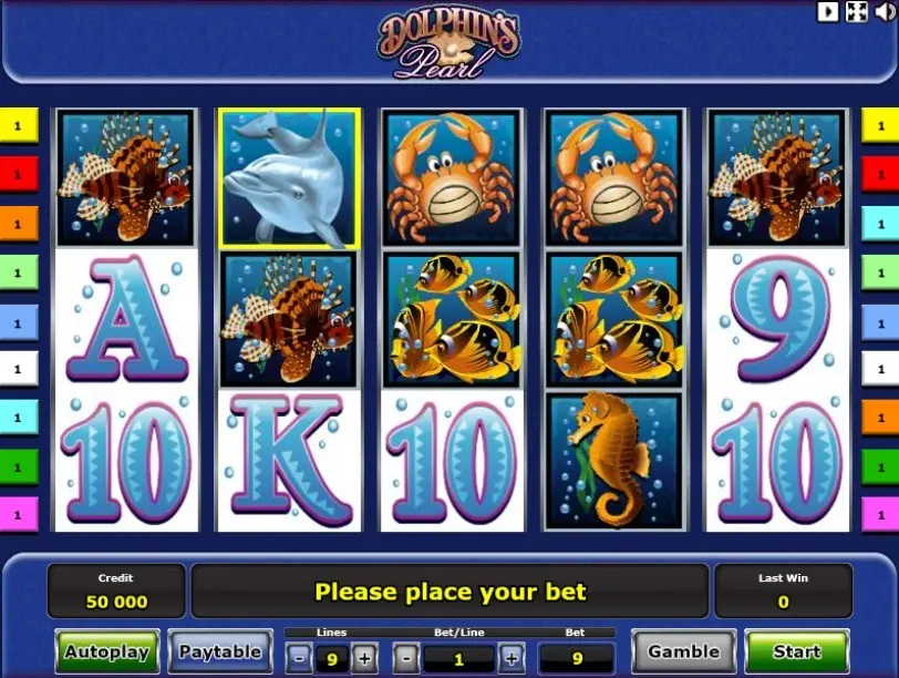 Dolphin’s Pearl Slot — screenshot
