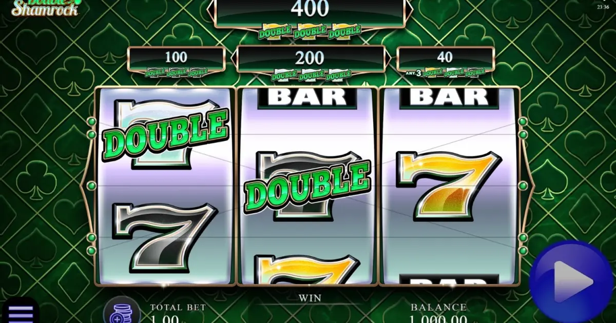 Double Shamrock Slot — screenshot