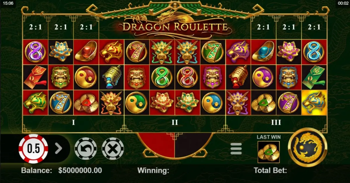 Dragon Roulette — screenshot