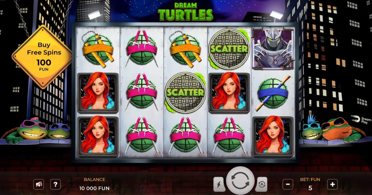Dream Turtles Slot — screenshot
