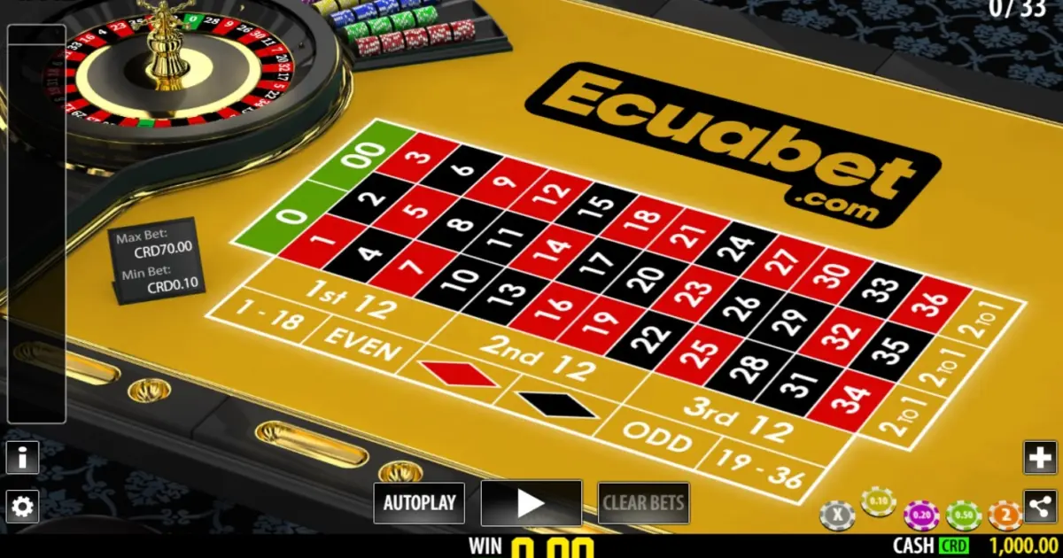 Ecuruleta Roulette — screenshot
