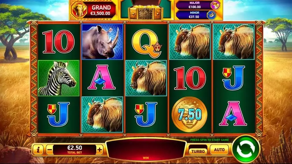 Elephant Stampede Slot — screenshot