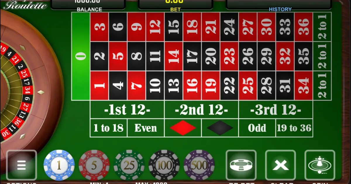 European Roulette (Cogg Studio) — screenshot