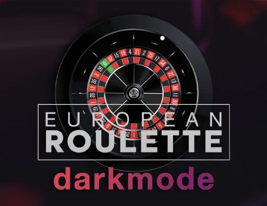 European Roulette Darkmode — free demo screenshot
