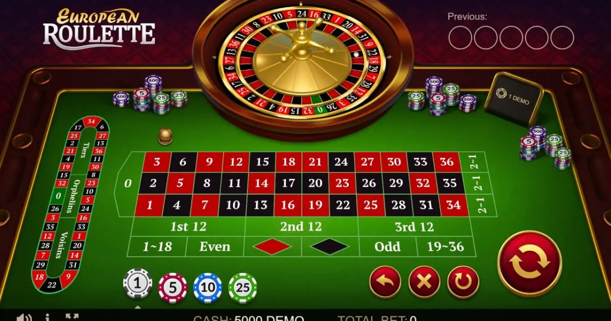 European Roulette (Evoplay) — screenshot