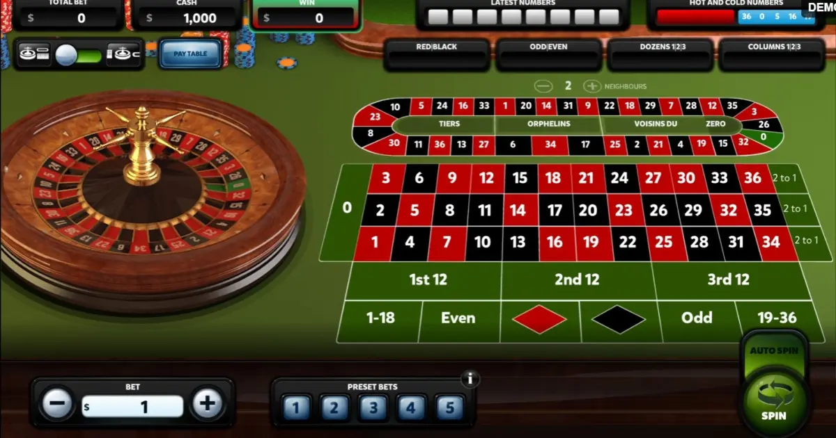 European Roulette (Red Rake) — screenshot