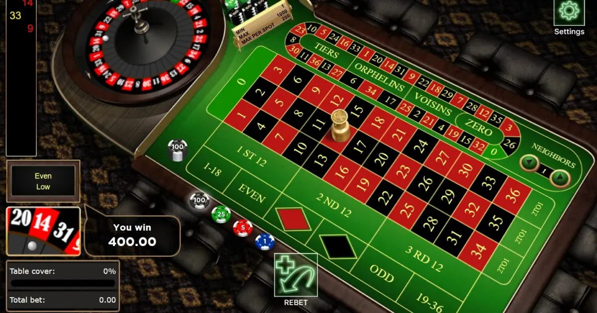European Roulette (Section8) — screenshot