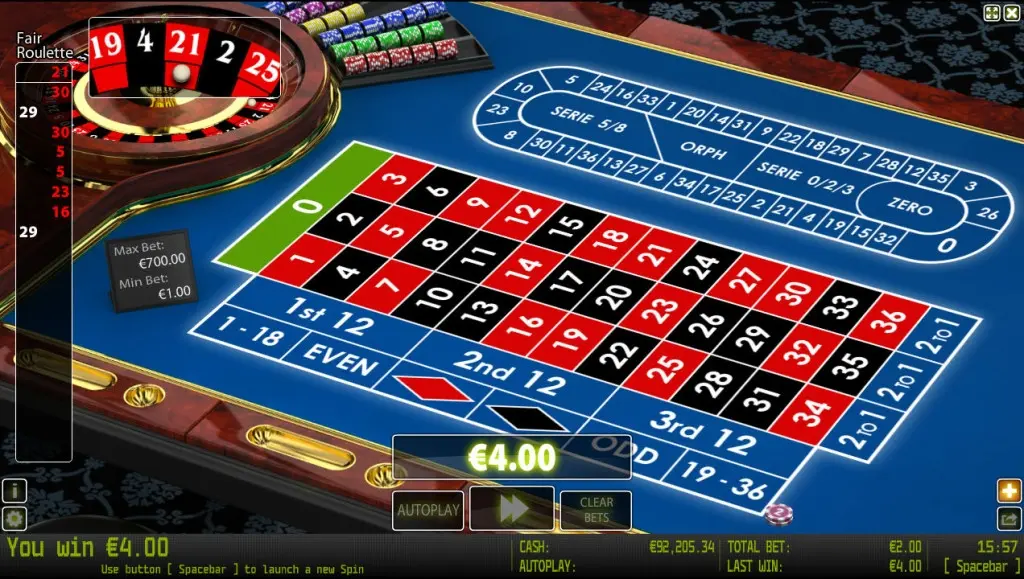 Fair Roulette Pro — screenshot