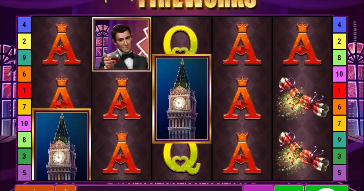 Fancy Fireworks Slot — screenshot