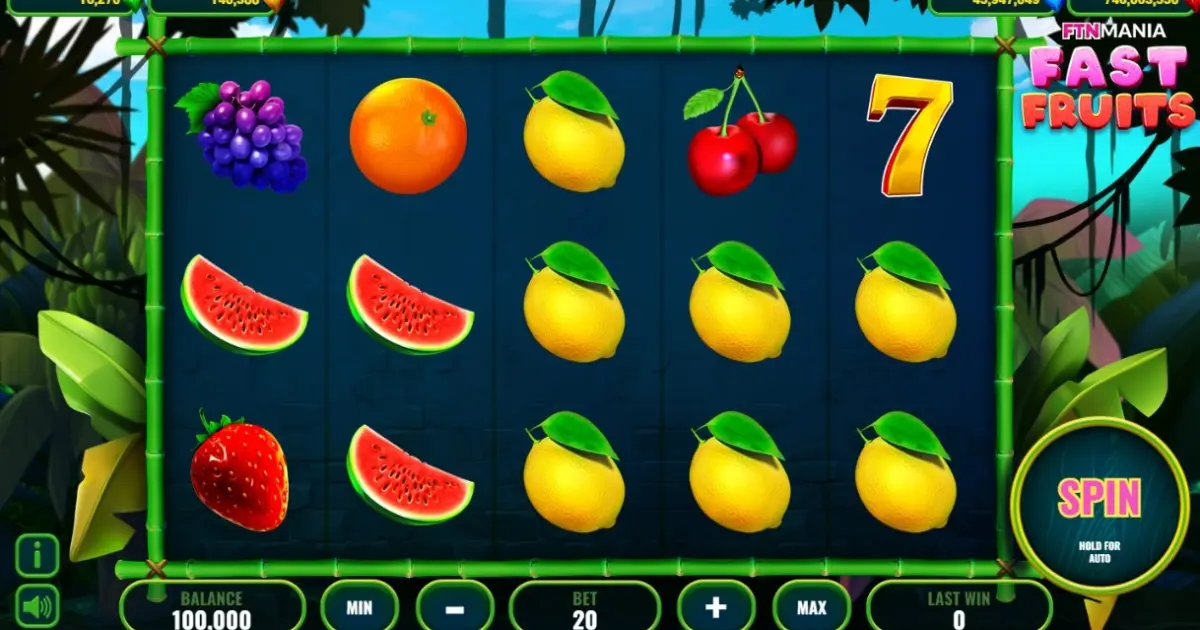 Fast Fruits (Popok Gaming) Slot — screenshot