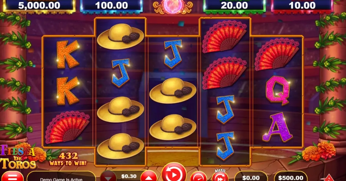 Fiesta De Toros Slot — screenshot