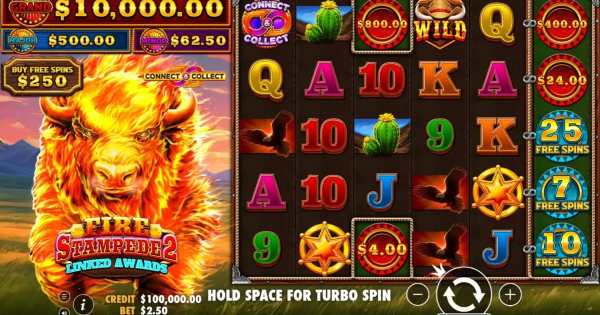 Fire Stampede 2 Slot — screenshot