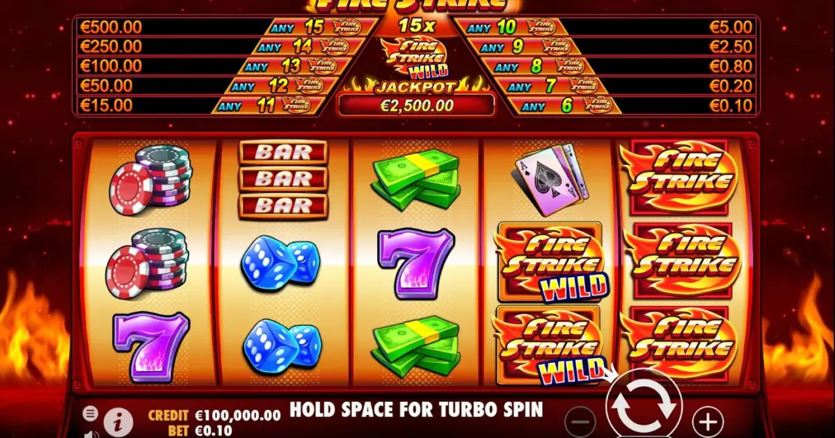 Fire Strike Slot — screenshot