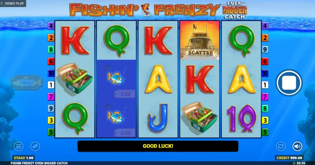 Fishin’ Frenzy Even Bigger Catch Slot — screenshot