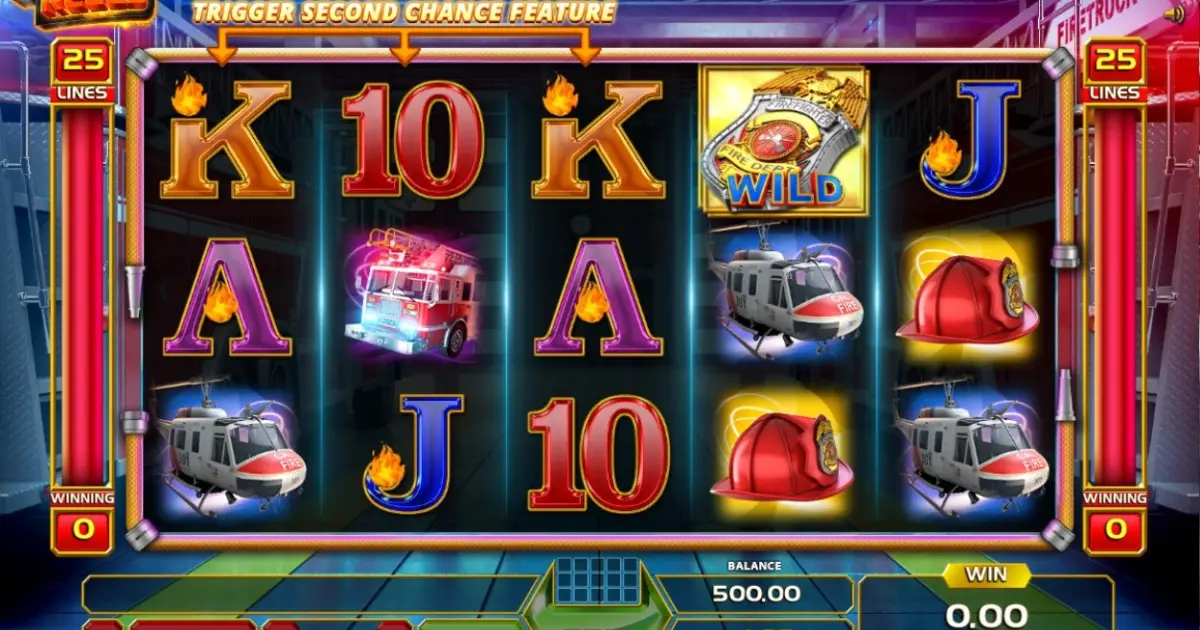 Flaming Reels Slot — screenshot