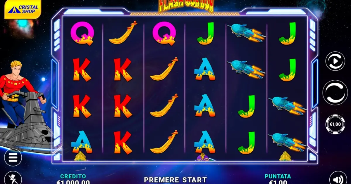 Flash Gordon (Cristaltec) Slot — screenshot