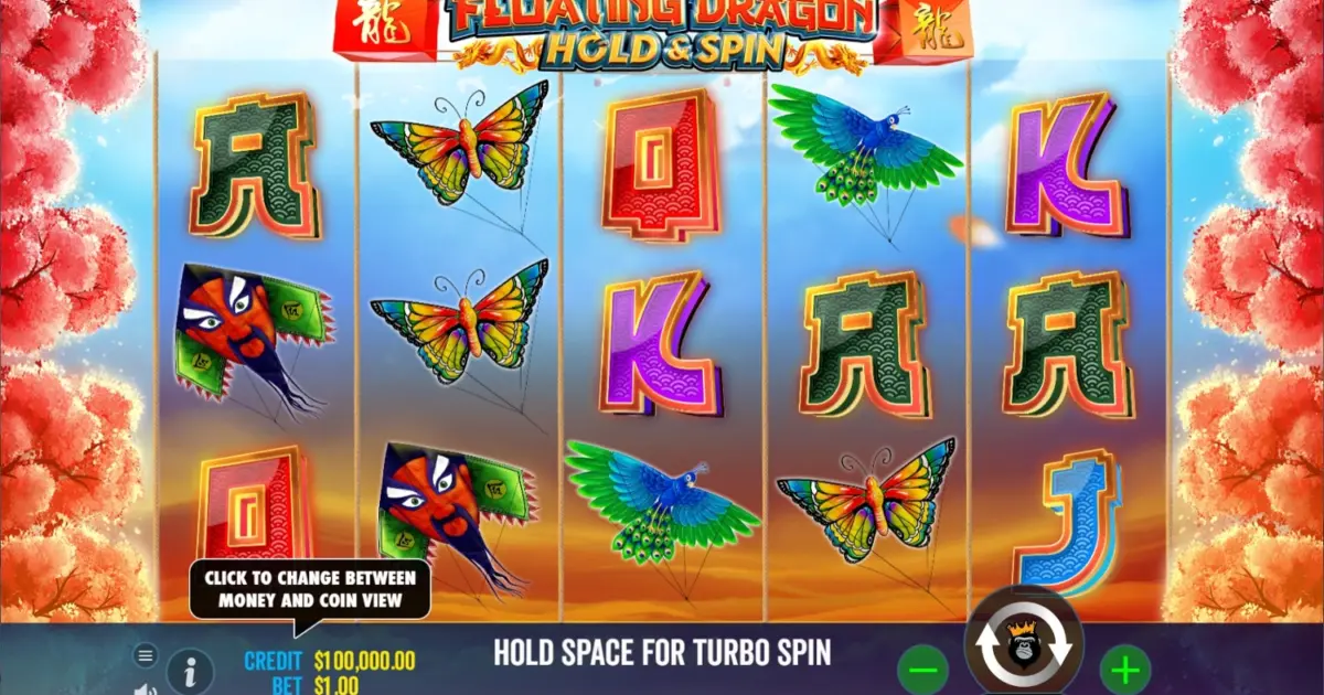 Floating Dragon Hold and Spin Slot — screenshot