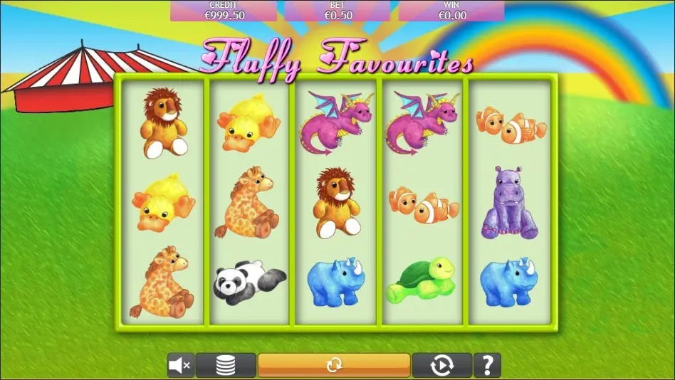 Fluffy Favourites Slot — screenshot