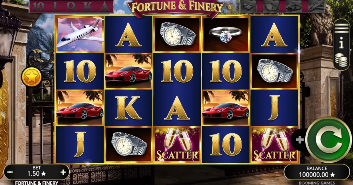 Fortune & Finery Slot — screenshot