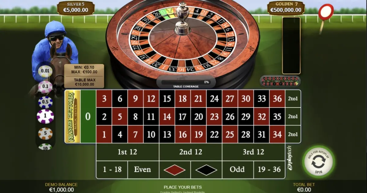 Frankie Dettori’s Jackpot Roulette — screenshot