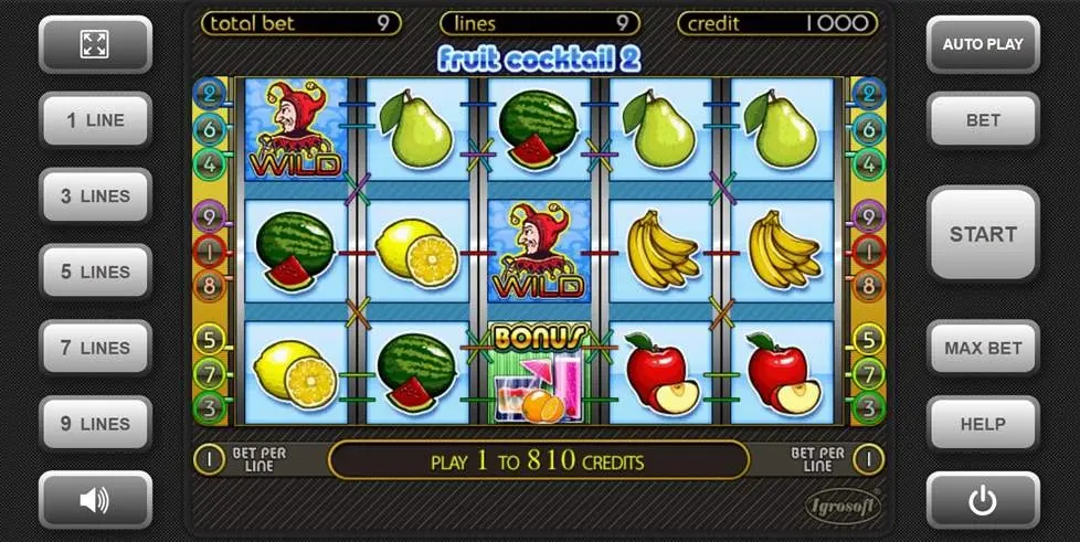Fruit Cocktail 2 Slot — screenshot