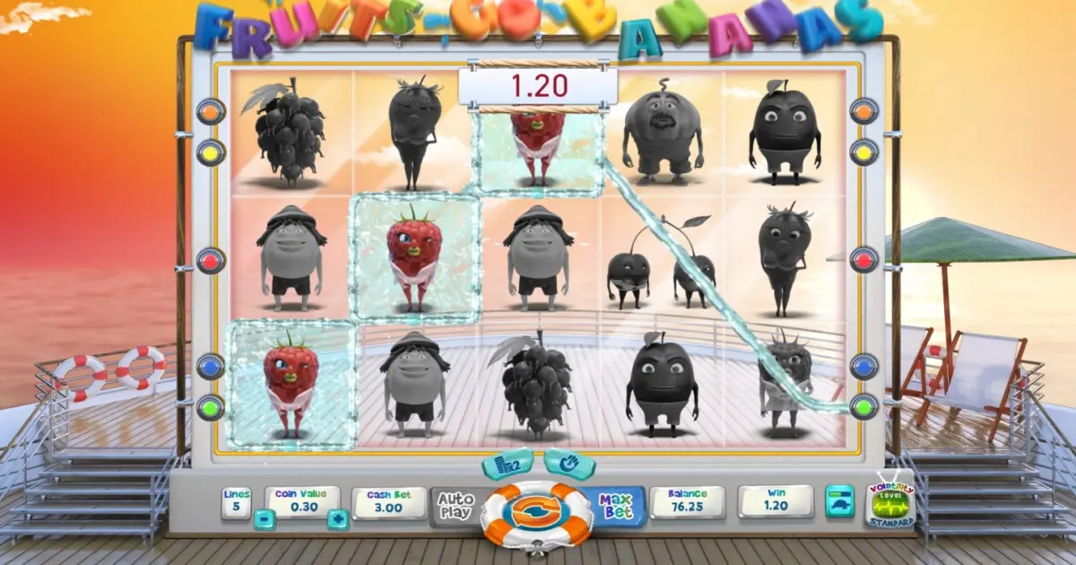 Fruits Go Bananas Slot — screenshot