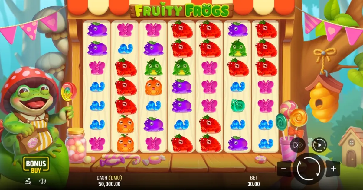 Fruity Frogs Slot — screenshot