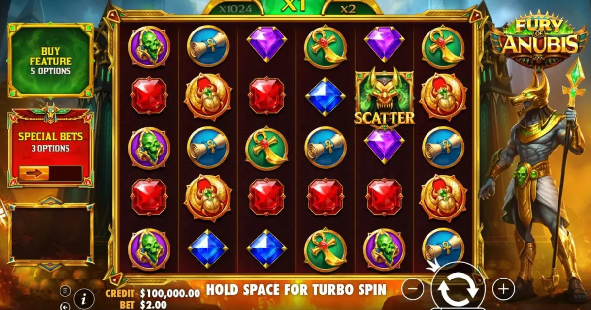 Fury of Anubis Slot — screenshot