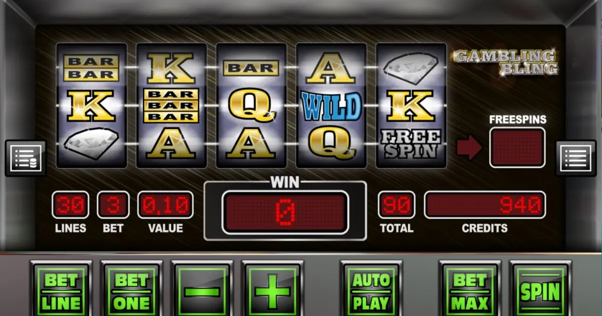 Gambling Bling Slot — screenshot