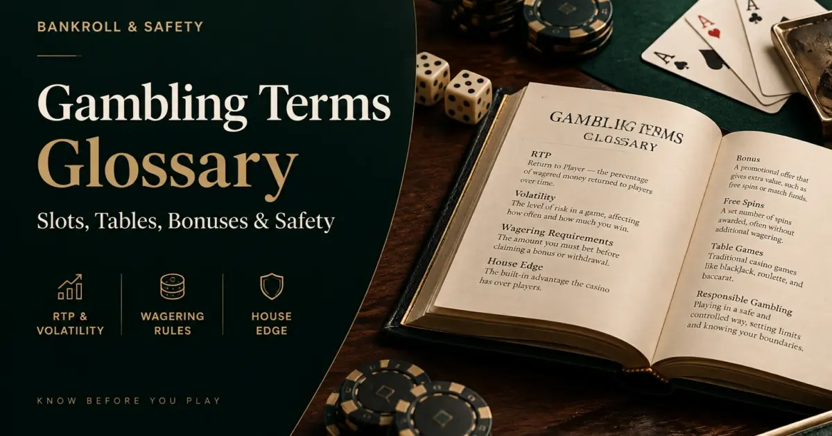 Gambling Glossary: Casino Terms A-Z