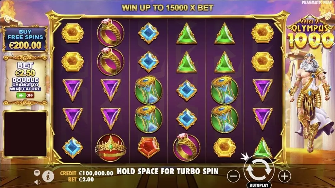 Gates of Olympus 1000 Slot — screenshot