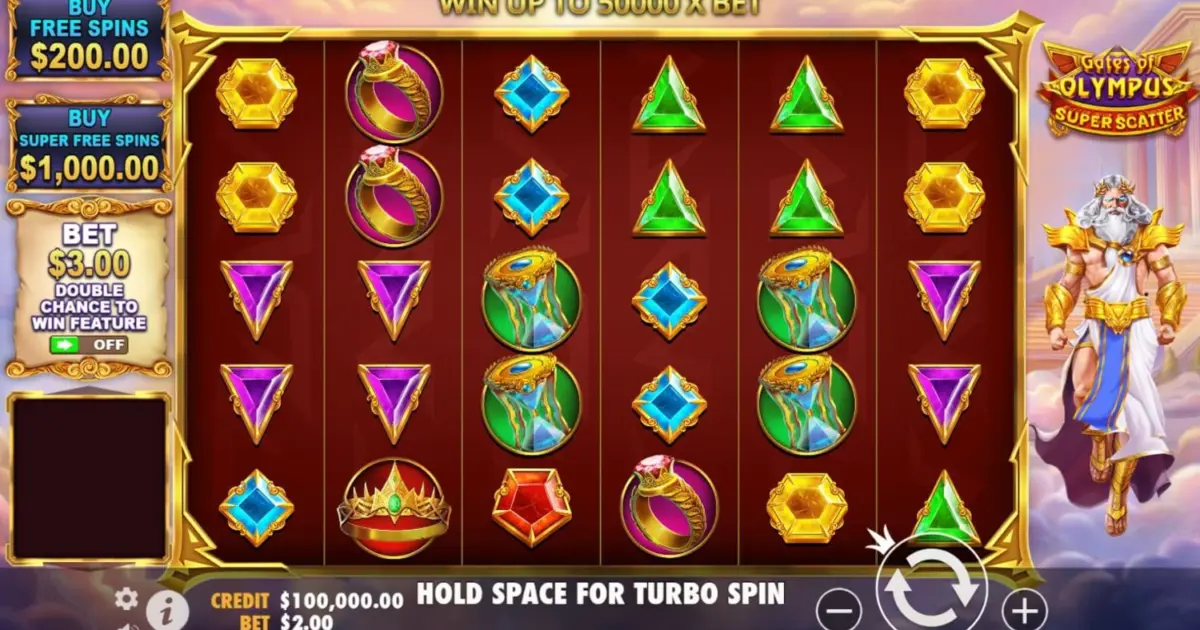 Gates of Olympus Super Scatter Slot — screenshot