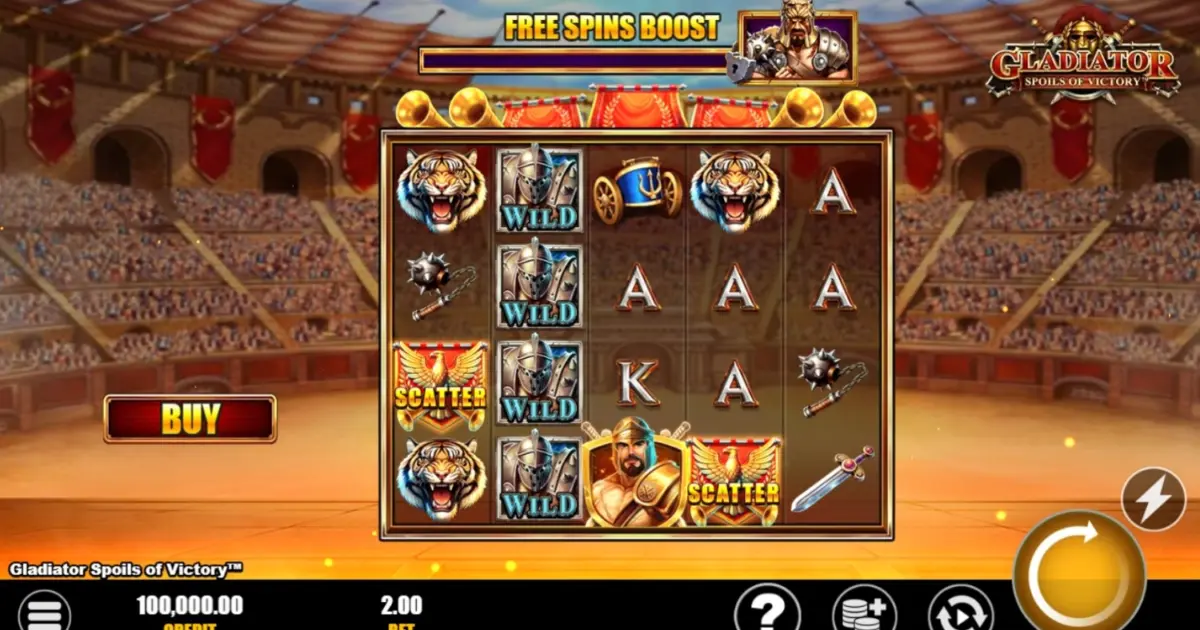 Gladiator Spoils of Victory Slot — screenshot