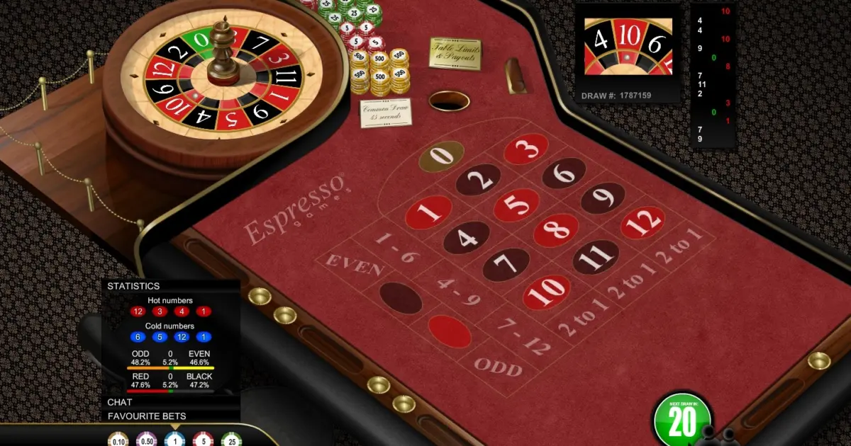 Global 12 Numbers (Espresso) Roulette — screenshot
