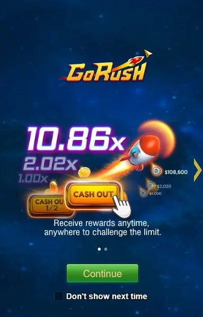 Go Rush Crash Game — screenshot