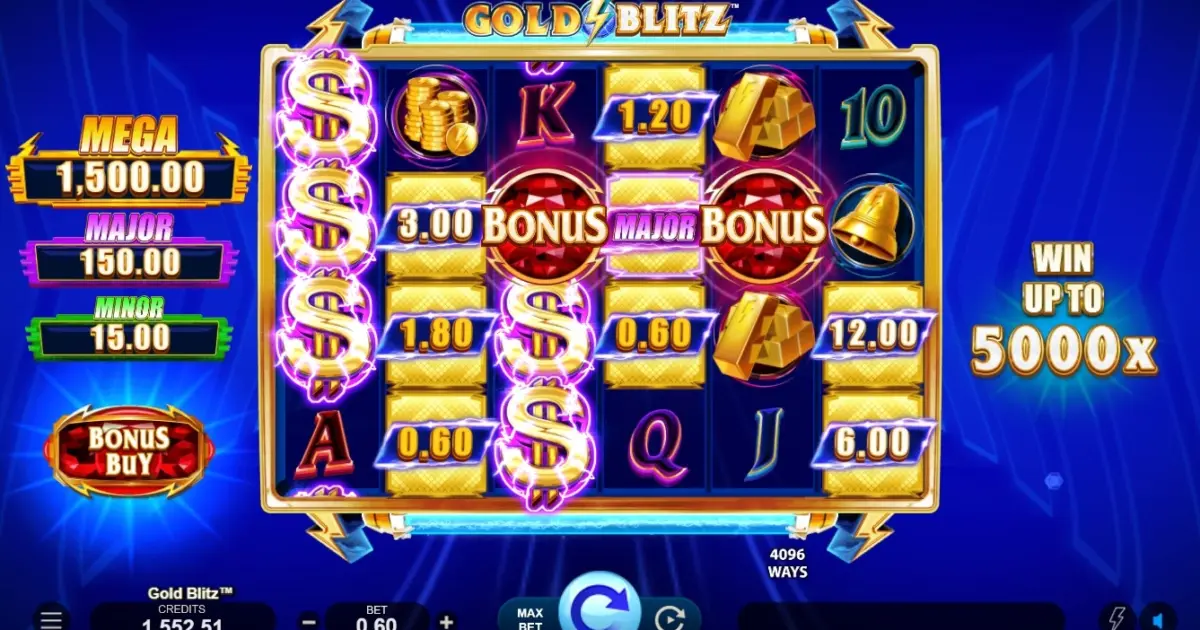Gold Blitz Slot — screenshot