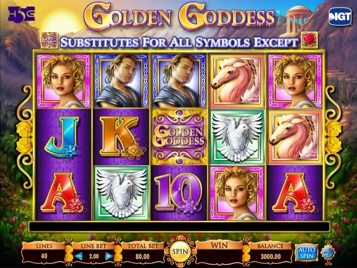 Golden Goddess Slot — screenshot
