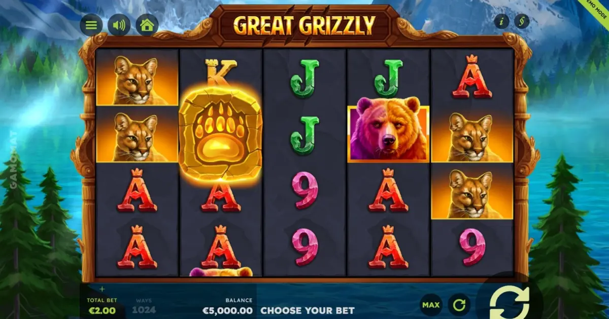 Great Grizzly (Gamomat) Slot — screenshot