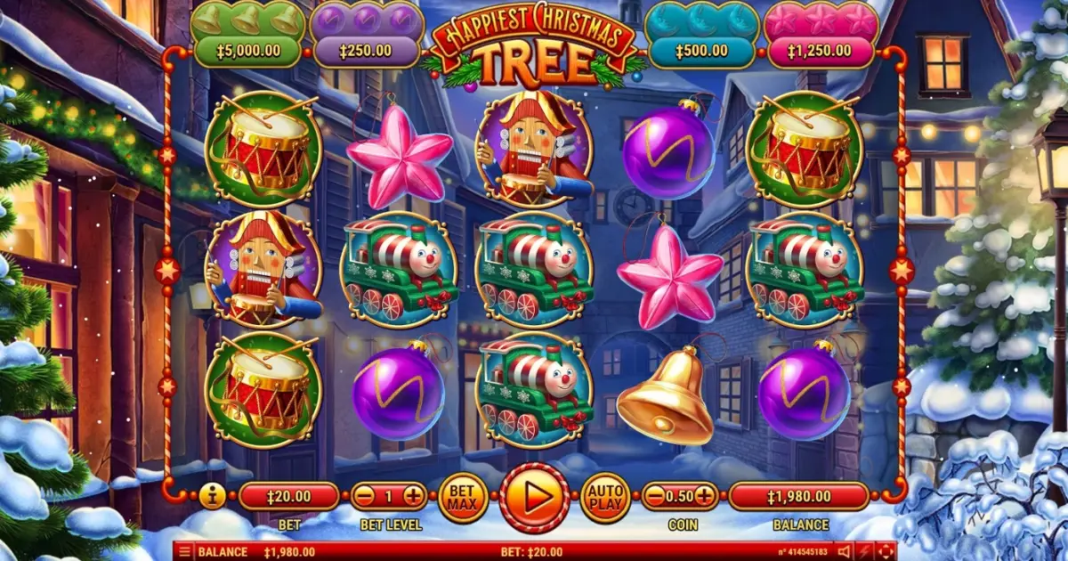 Happiest Christmas Tree Slot — screenshot