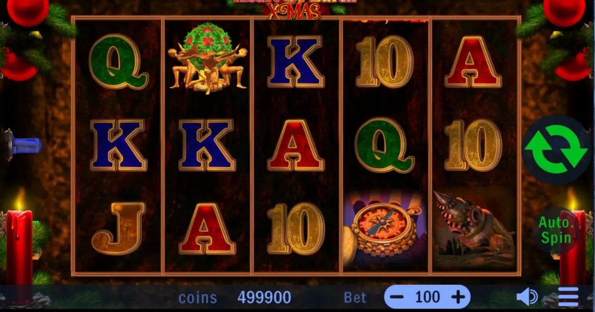 Heart of Earth Xmas Slot — screenshot