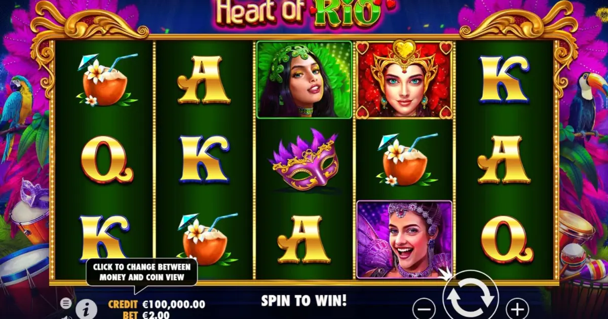 Heart of Rio Slot — screenshot