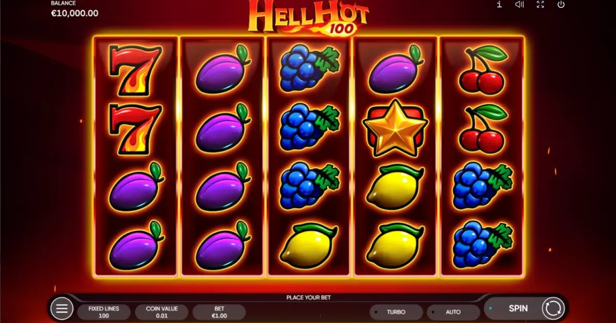 Hell Hot 100 Slot — screenshot